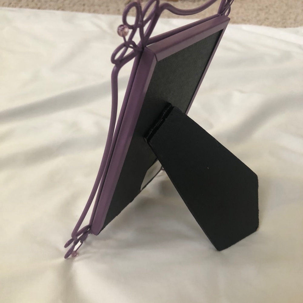 🎉🎉5 FOR $25🎉🎉PURPLE METAL 4 x 6 PHOTO FRAME - Picture 4 of 4